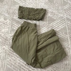 SHEIN matching skirt set